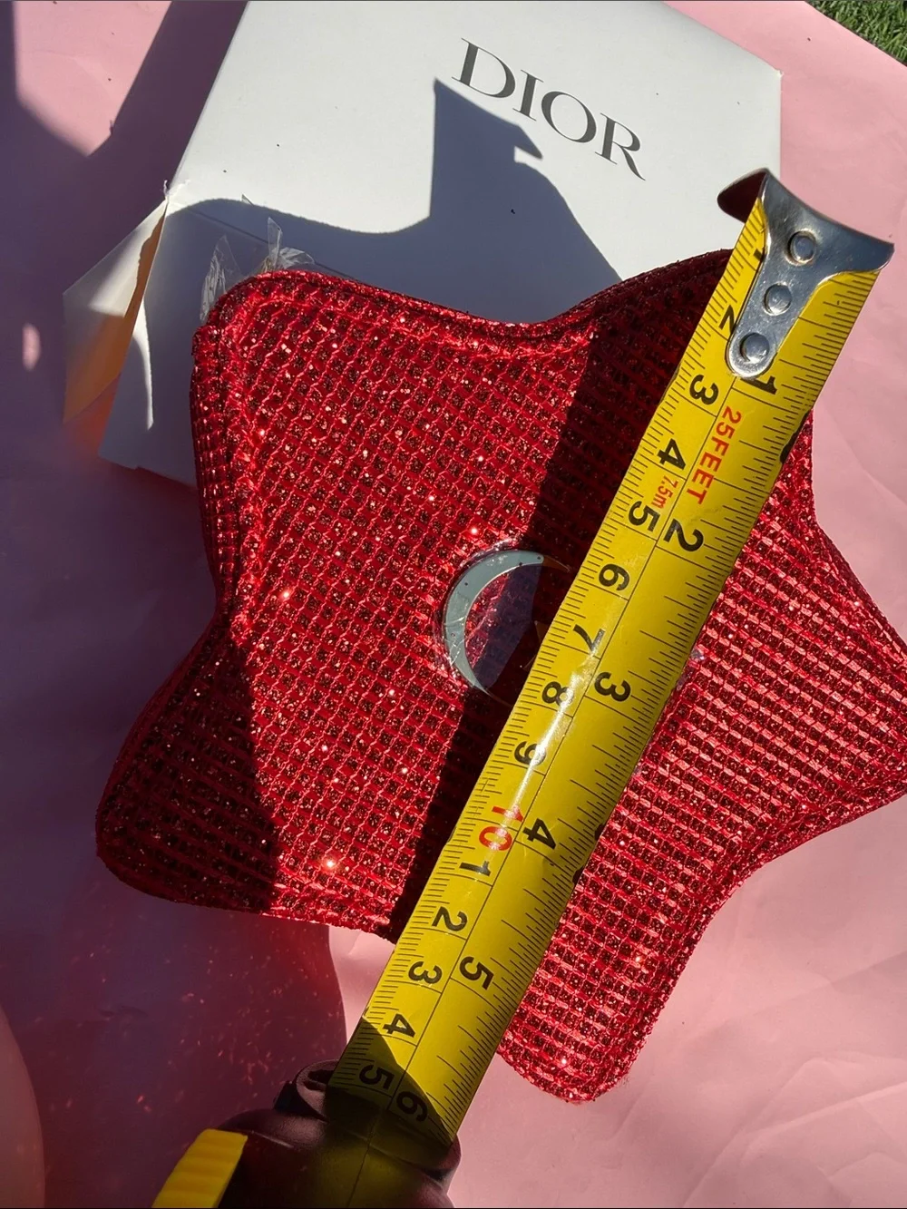 Dior Red Star Sequin Pouch 2026  Lunar New Year Exclusive New in Box AMAZING🌸